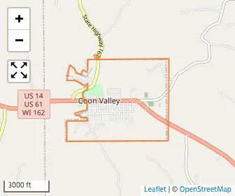 Area schools map